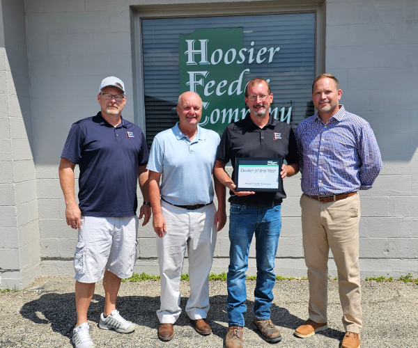 Hoosier Feeder Company Receives 2023 Dealer of the Year Award from